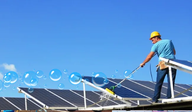 Reinigungsunternehmen, Solapanel, Berlin - Sauberes Solarpanel mehr Energie ? SMD TOP