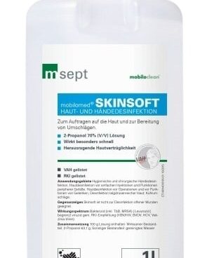 Cleanclub Haut Händedesinfektion Skinsoft 1L